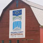 Bicentennial Logo on Gilbert Barn