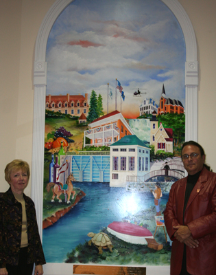 Niagara County Bicentennial Mural Unveiling - October 21, 2008